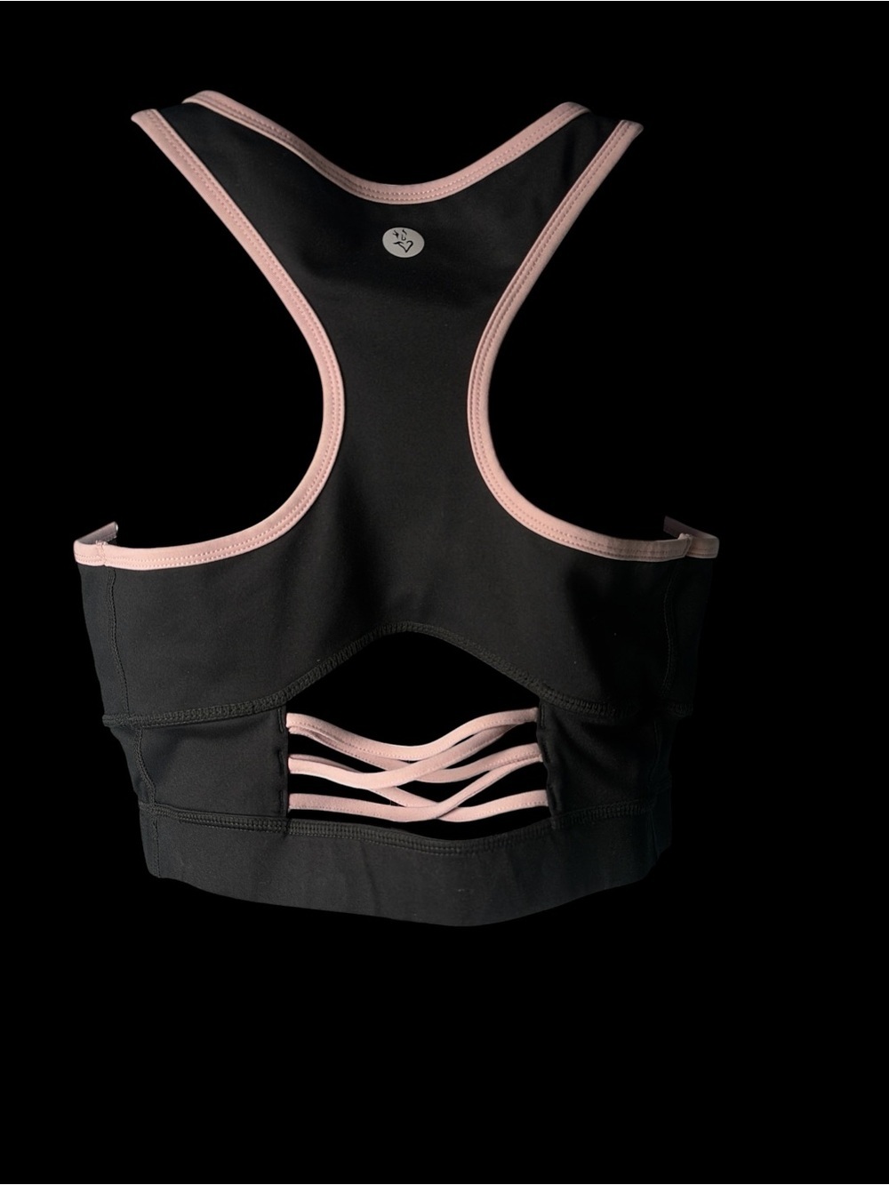 Torrid Active 1 Women Sports Bra Black Wireless Racerback Pullover - Picture 5 of 7
